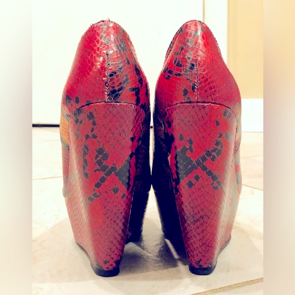 🐾🐆Aldo Animal Print platform Wedge Heels 🐆🐾 - Picture 12 of 15